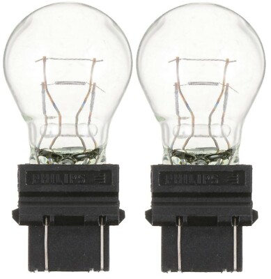 Philips Miniature 3157 27/7W Two Bulbs DRL Daytime Light Replacement Lamp Fit