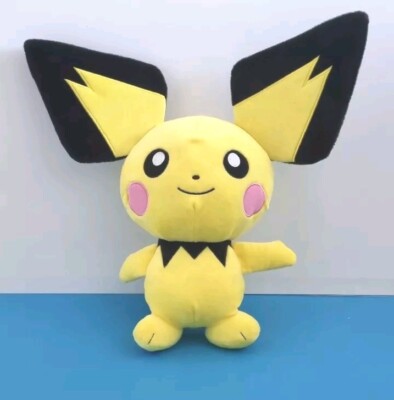 Build A Bear Baby Pichu Pokemon ohne Sound gelb Plüsch sehr guter Zustand 