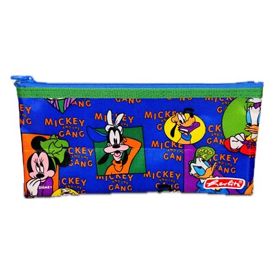 Vintage Disney Federmäppchen Herlitz Goofy Minnie Mouse Donald Duck Tasche 90s