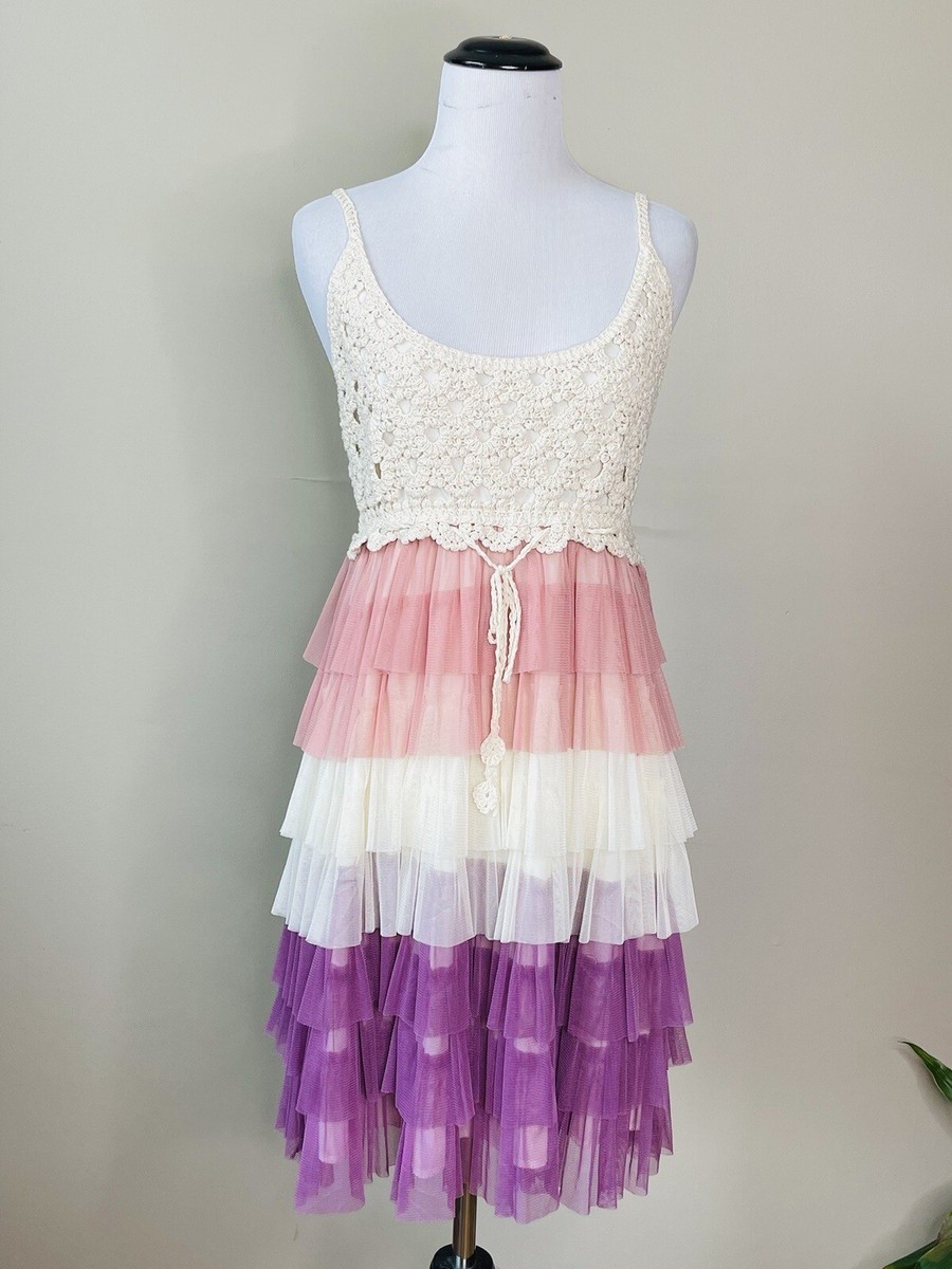 white christmas dresses Beige Lace Crochet Top