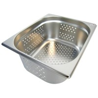 Gn 1/2 GastronormbehäLter Gn-BehäLter Edelstahl 9,5 Liter Tiefe 150Mm Gelocht