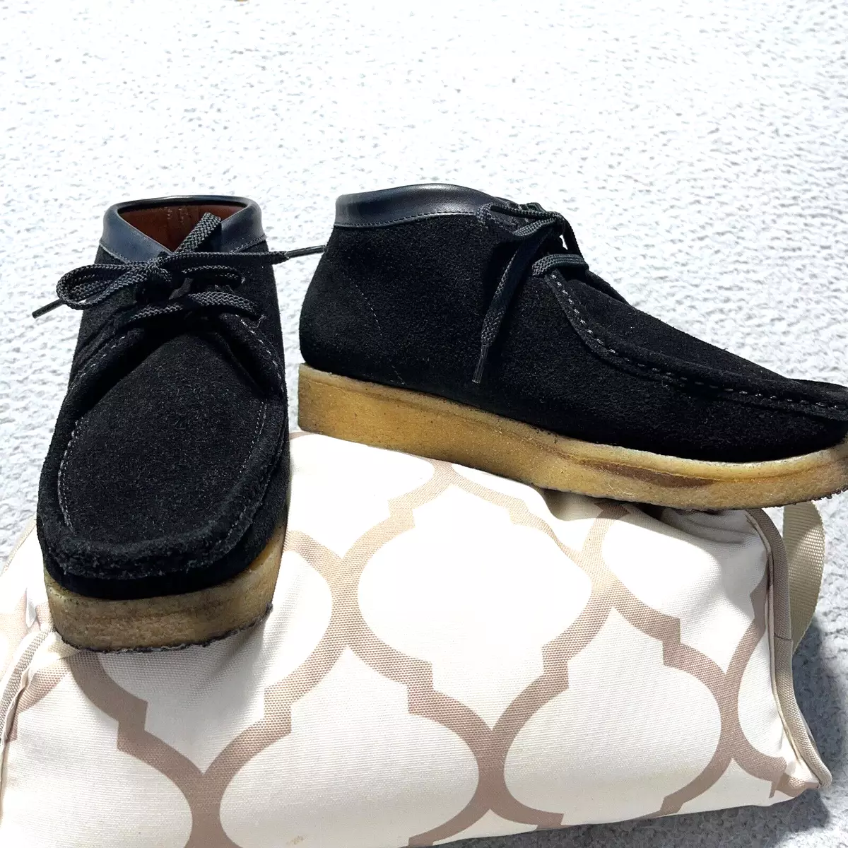 Padmore & Barnes x YMC Wallabee Mens 9 Black Suede Original