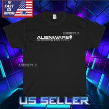 NEW ALIENWARE HI PERFORMANCE GAMING LOGO T-SHIRT FUNNY AMERICAN USA SIZE S-5XL