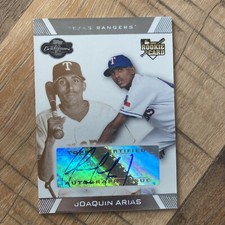 2007 Topps Co-Signers #103 Joaquin Arias RC Rookie Autograph Auto /200