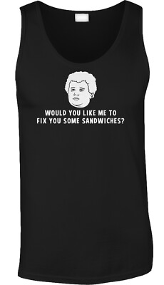 Some Sandwiches Funny Thurman Santa Christmas Party Movie Quote Willie Mens Tank