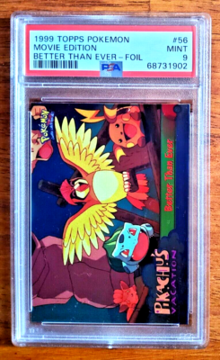 1999 Topps Pokemon Movie Edition BETTER THAN EVER #56 Holo Foil