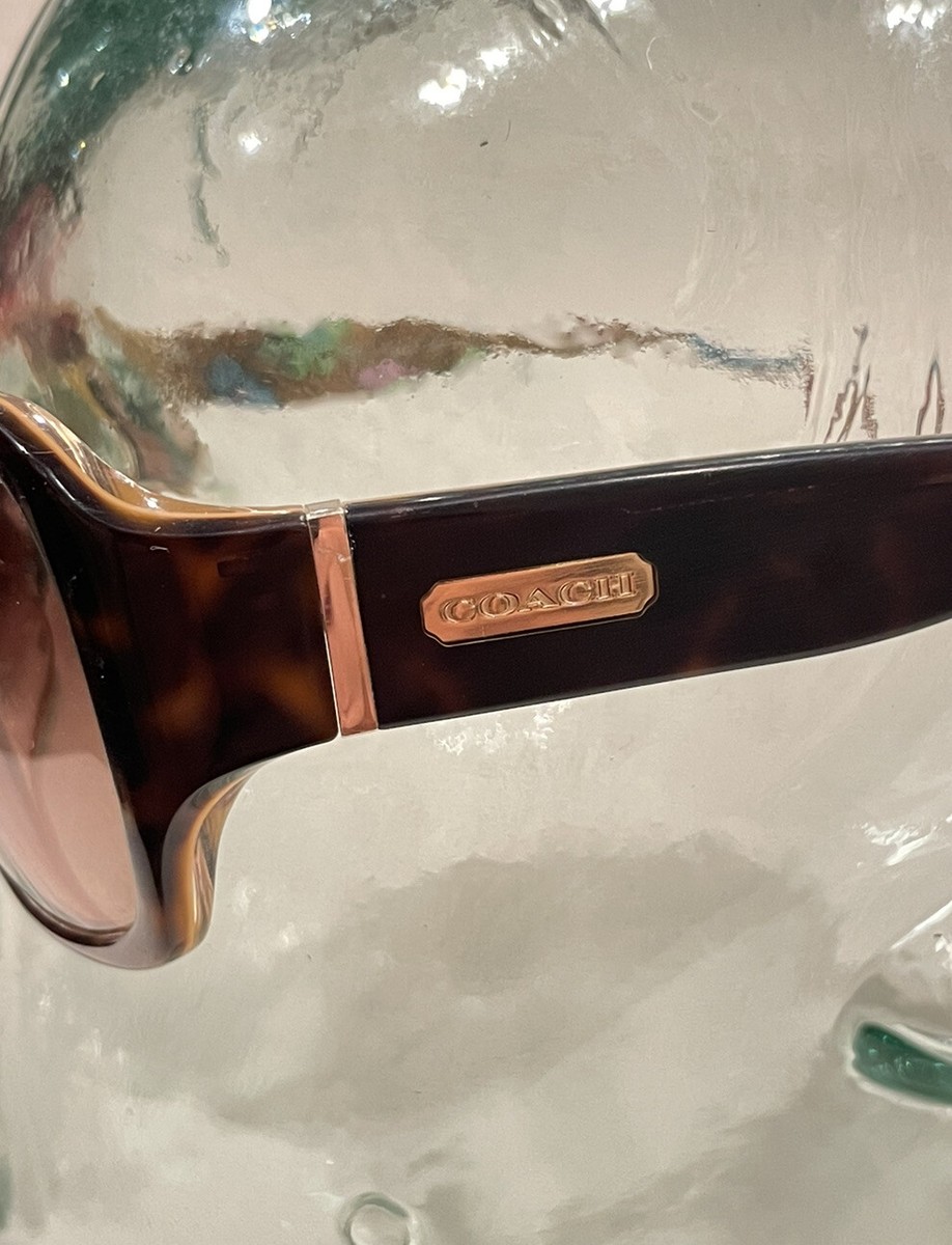 COACH NEW YORK “PEONY” S471 Dark Brown Tortoise Sunglasses 