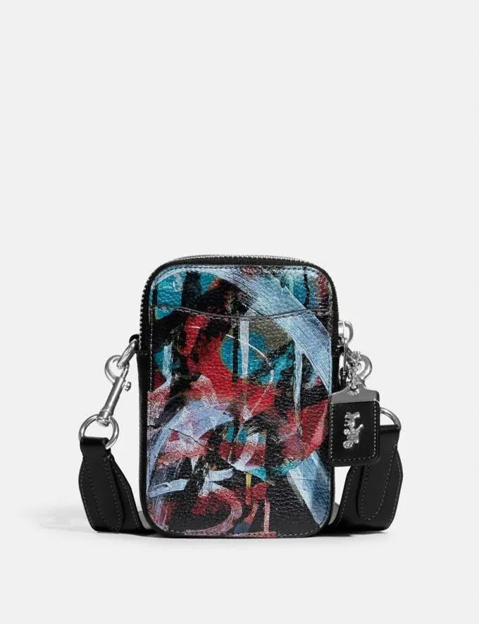 Coach X Mint + Serf Rogue Crossbody 12-Black Multicolor( Origin $495 )