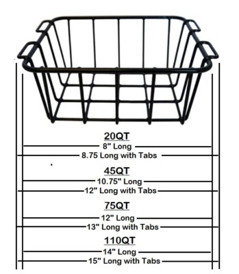 CASCADE INDUSTRIES ICE CHEST COOLER BASKET