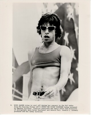 Rolling Stones Jagger Photo Original Let's Spend The Night Together Promo 1982