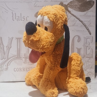 Pluto Stofftier Disney Store 12 Zoll Knutschfleck Maus Hund 