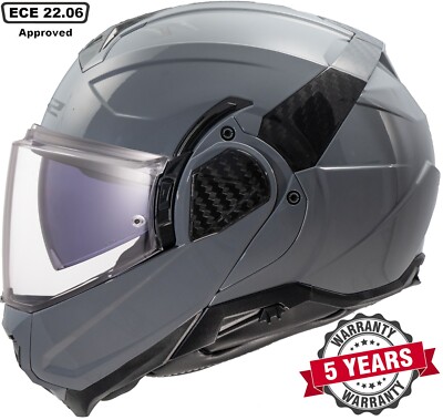LS2 FF910 ADVANT II MODULAR FLIP FRONT FULL FACE MOTORCYCLE HELMET NARDO GREY