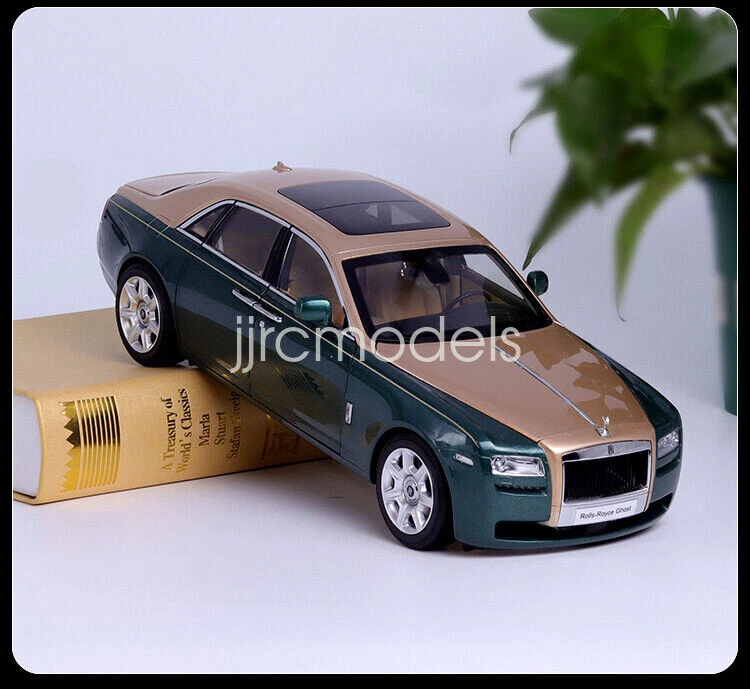 Rolls Royce RR Ghost 1:18 Kyosho verde y dorado doble color Foto 3 de 4