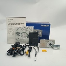 OLYMPUS FE-360 Compact Digital Camera Tested Working Seller Japan