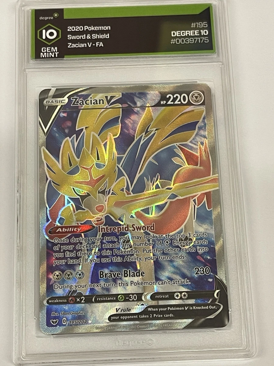 Zacian V 195/202 Swsh01: Sword & Shield for sale | eBay