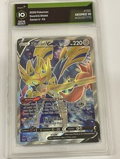ZACIAN V FULL ART 2020 POKEMON TCG SWORD & SHIELD 195/202 GRADED 10 GEM MINT on eBay