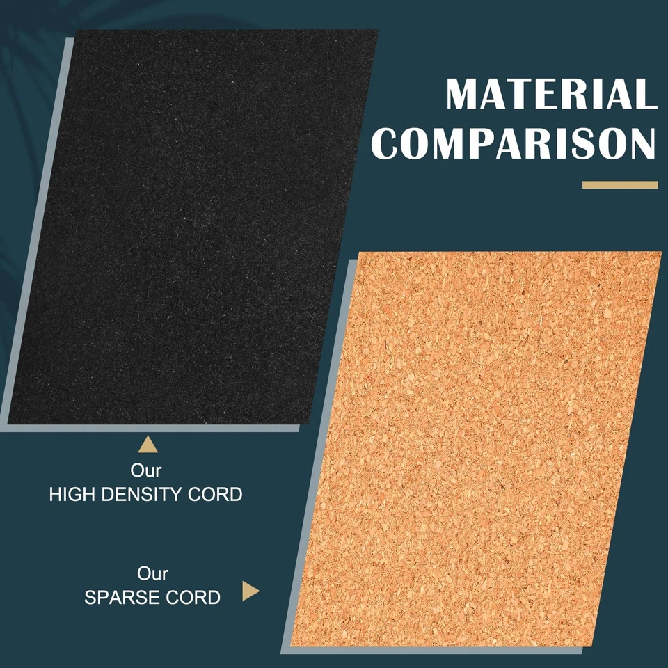 6 Pcs Small Cork Bulletin Board 12 x 12, Framed Corkboard 1/2 Thick Vision Bo... - Image 3 of 4