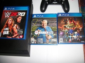 Sony PlayStation 4 PS4 500GB Console Bundle 3Games 2Controllers