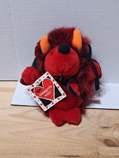 Russ Naughty Nick Hedgehog Devil Valentine's Day Halloween 5.5" Mini Plush VTG