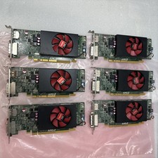 LOT OF 10 Dell AMD Radeon Graphics Card PCIe DVI  DP 0F9P1R Low Profile