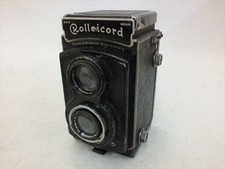 ROLLEI ROLLEICORD Twin-Lens Reflex Camera Triotar 3.5 5cm Used, As-Is Condition