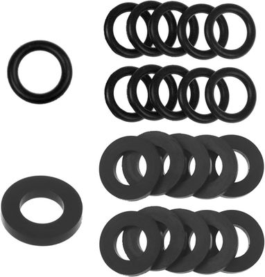 #ad 10Pcs Propane Tank Gasket and 10Pcs O Rings for Soft Nose P.O.L. Fittings Rubbe $17.87