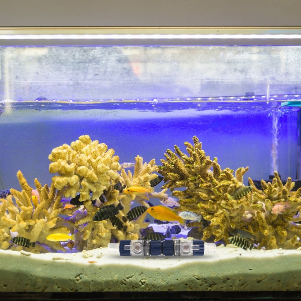 Fish Tank Water Control Valve Hose Flow Aquarium Connector Quick ...