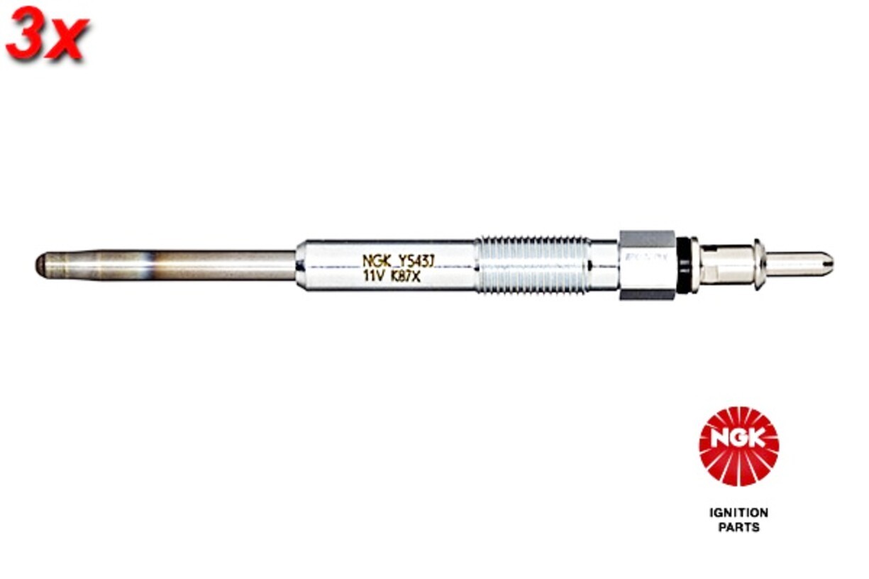 NGK 3x Glow Plug For SMART Cabrio City-Coupe Fortwo 99-07 6601590201