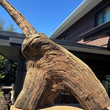 Large Cave Shaped Hardwood Driftwood 30x5x16 Dense Brown Grain Aquarium