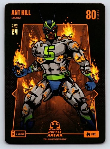 Bo Jackson Battle Arena Ant Hill FIRE #S-40 Anthony Edwards 2024 NSCC Exclusive