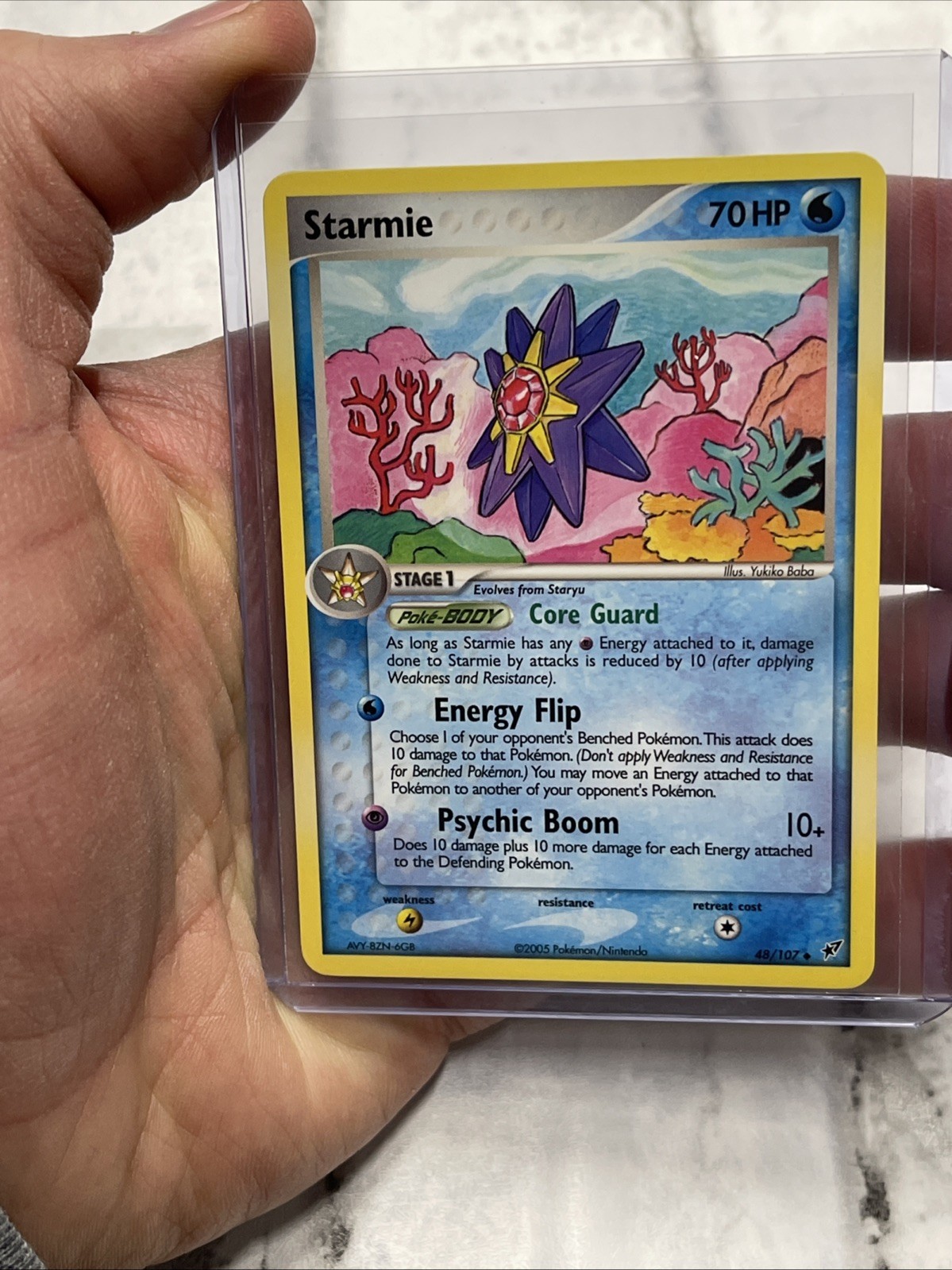 Pokémon TCG Starmie EX Deoxys 48/107 Regular Uncommon - NM/MT Vintage Pokemon
