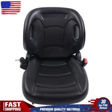 New For Toyota Forklift Seat With Seatbelt & Switch Adjustable Back Universal