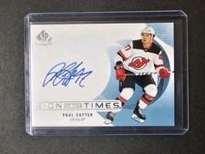 2024-25 SP Authentic Sign of the Times Auto #SOTT-PC Paul Cotter