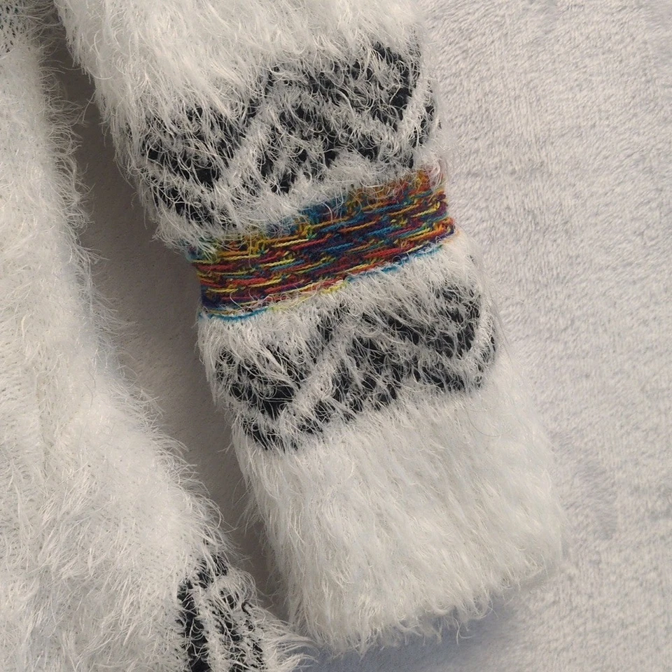 Cardigã tribal feminino Northern Angel arco-íris difuso tamanho G - Imagem 2 de 4