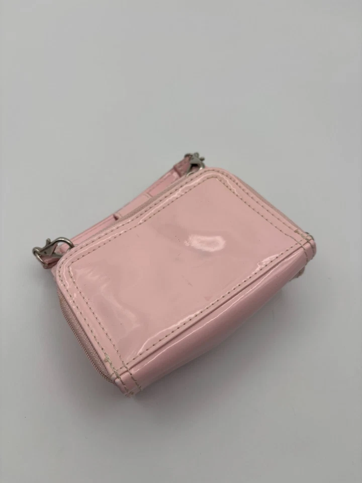 "Funda billetera/cámara 5"" - Muñequera de cuero rosa - de Vituri" Foto 2 de 4