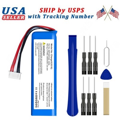 GSP1029102A 6000mAh Battery For JBL Charge 3 CS-JML320SL/CS-JML330SL Speaker