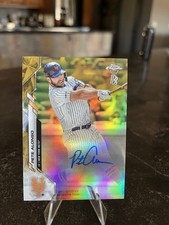 2020 Topps Chrome Ben Baller Edition - Auto Pete Alonso #BBA-PA Gold Refractor 