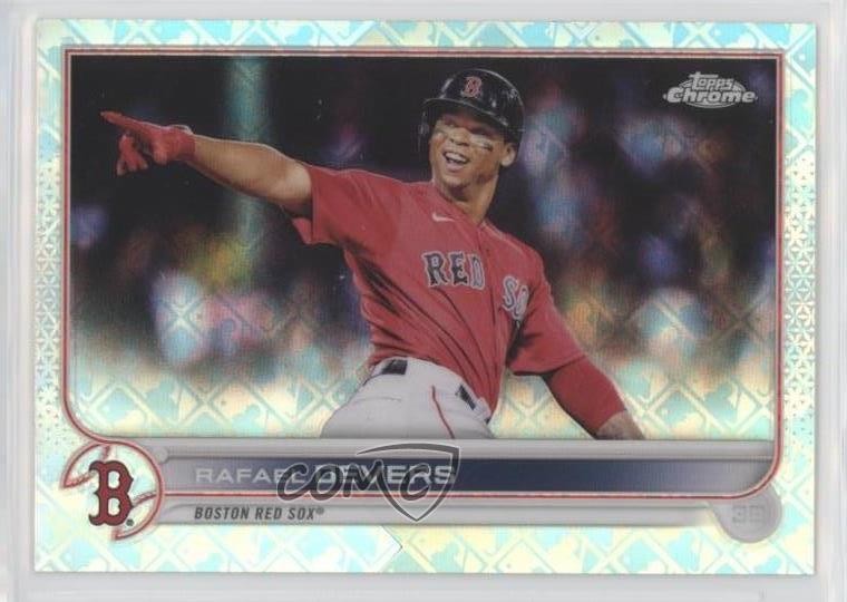 2022 Topps Chrome Logofractor Edition Rafael Devers #47 4z8