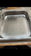 2 St Siemens Bosch Einsatzpfanne f. Dampfgarer Grillpfanne je 1x mit/ohne Löcher