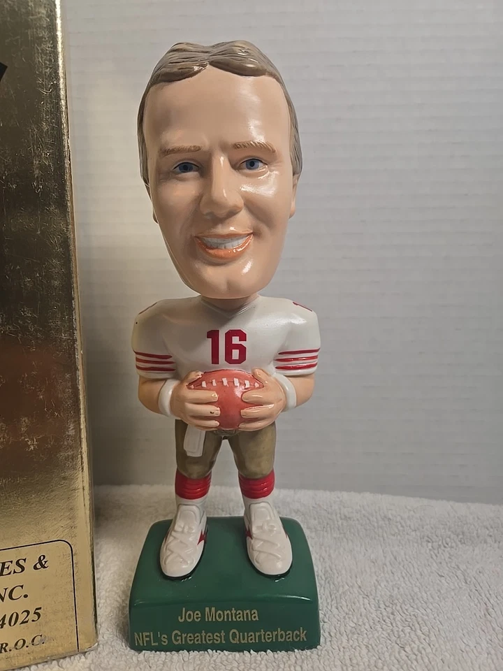 Joe Montana NFL Greats Of The Game Bobblehead 1997 #930 Foto 2 de 4