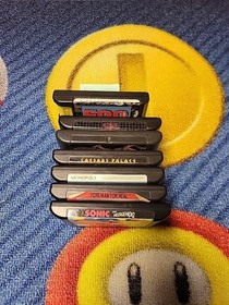 Lot of 7 Sega Genesis Games Sonic 1 & 2  Save W Combined S&H