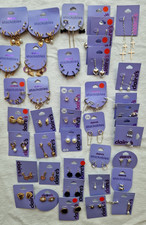 Claire's Accessories Earrings Job Lot- 40 Pairs- New With Tags- £RRP over £200