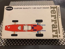1/24 COX FERRARI FORMULA 1 RACER slot car kit COMPLETE VINTAGE EXCELLENT