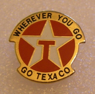 Anstecknadeln TEXACO WHEREVER YOU GO TEXACO OIL & GAS Vintage Pin Badge