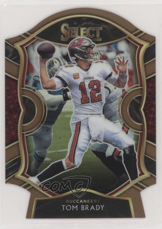 2020 Panini Select Concourse Copper Prizm Die-Cut 198/355 Tom Brady #1 2z8