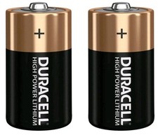 2 x Duracell CR123 3V Lithium Photo Battery 123 DL123A CR17345 Loose, Long Exp