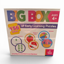 Carson Dellosa Big Box Early Learning Puzzles 156 Pieces Numbers Shapes Alphabet