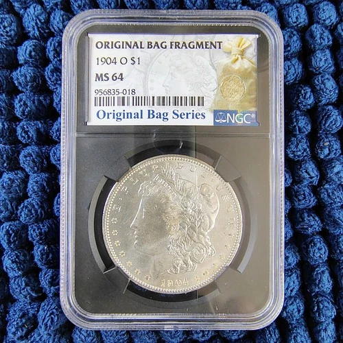 1904-O Morgan Silver Dollar - New Orleans -90% Silver- NGC MS 64 - Original Bag