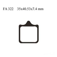 Bremsbelag BremsbeläGe EBC FA322 4HH Vorne FüR TM Racing SMR 450 F Es 2010-2014