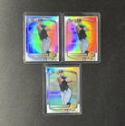 KONNOR GRIFFIN 3 Card Refractor Lot-2025 Bowman Draft Baseball